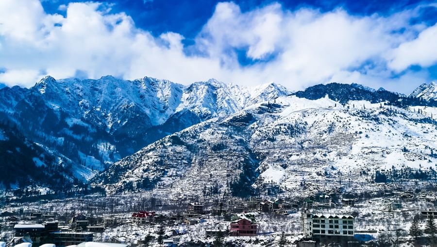 Manali city view