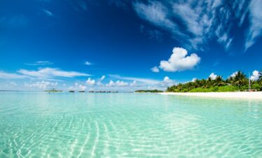Maldives beach Dhigufaru Island