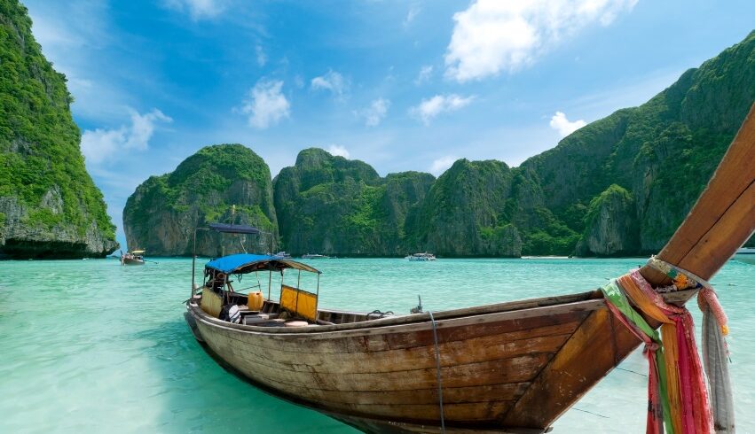 Krabi four Island trip with Longtail boat