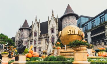 Sun world at Ba Na Hills Da Nang Vietnam