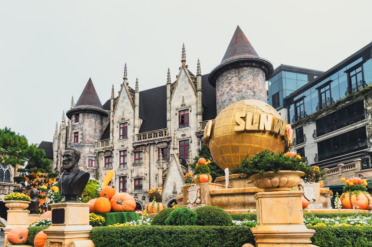 Sun world at Ba Na Hills Da Nang Vietnam