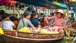 Bangkok food street Thailand