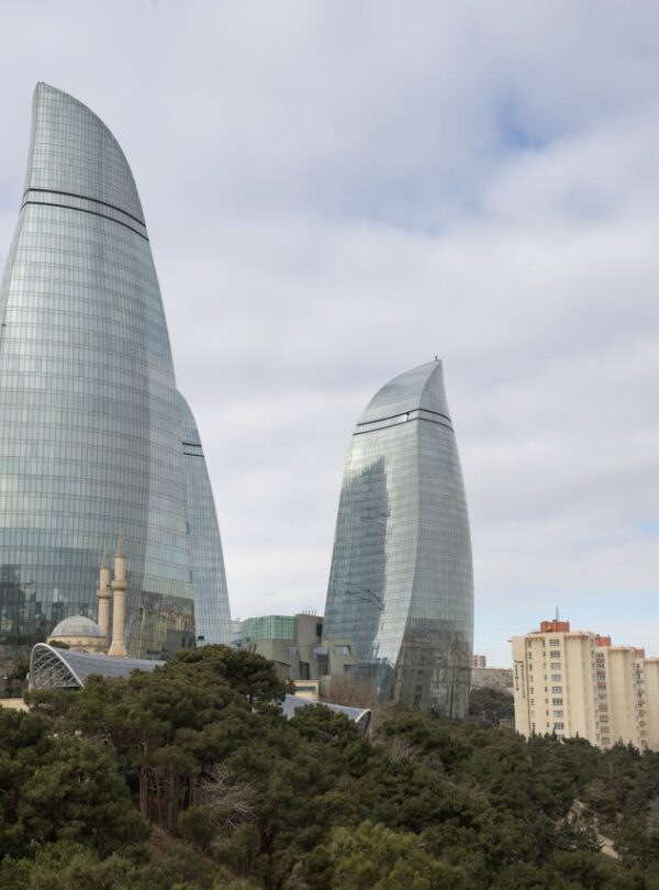 Flame tower Baku