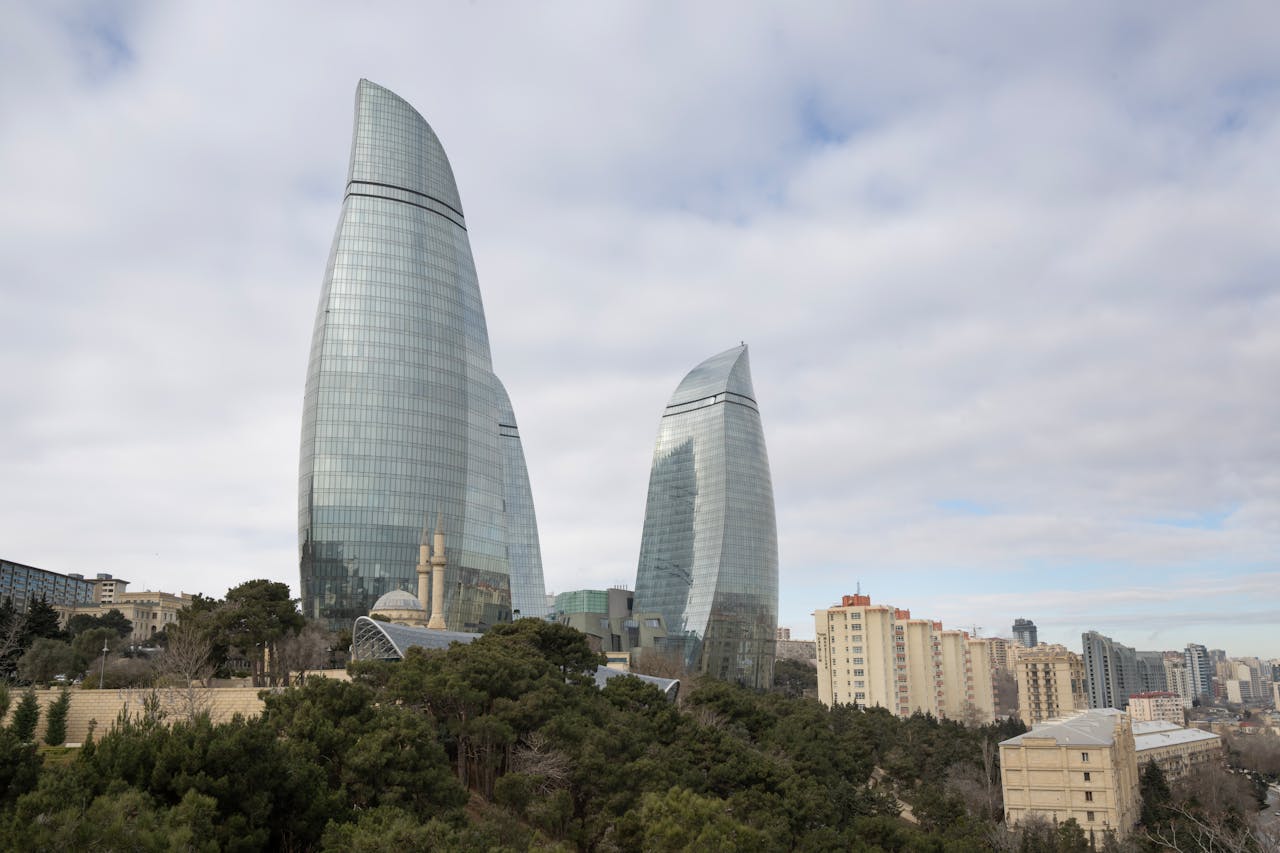 Flame tower Baku