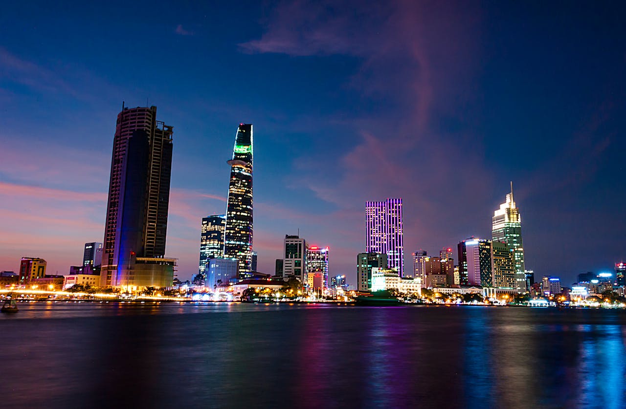 Ho Chi Minh city at night