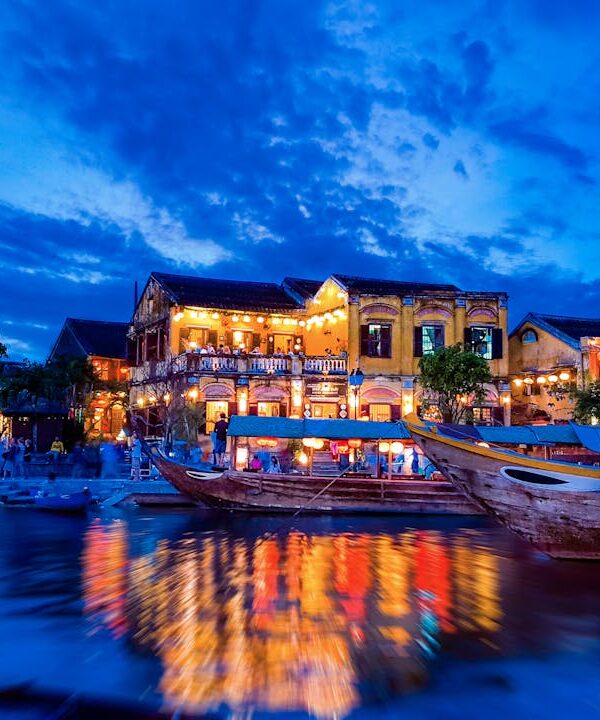 Hoi An in Vietnam during night