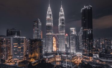 Petronas Twin Towers Kuala Lumpur at Night