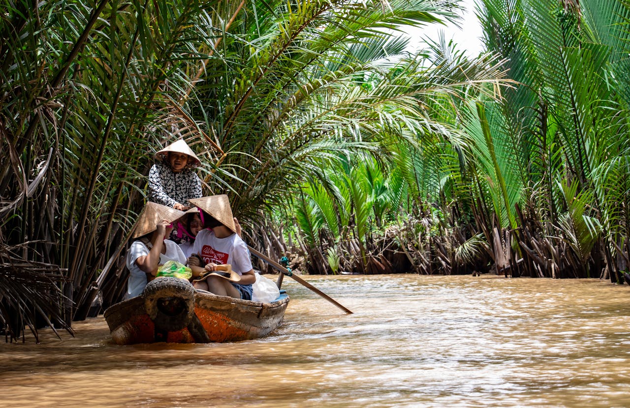 Mekong River at Ho Chi Minh city