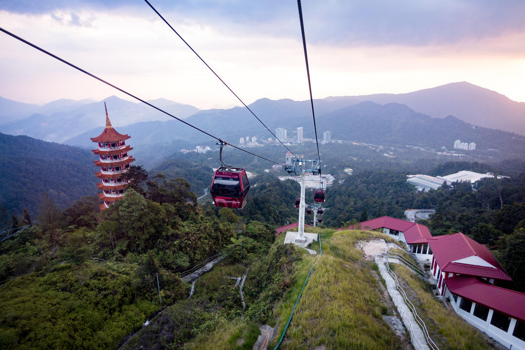 Awana Skyway cable car at Genting Highlands Malaysia